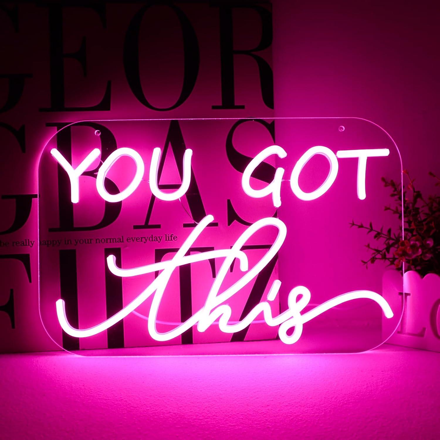 Home Gym Neon Sign - Je hebt dit neonbord: USB dimbare