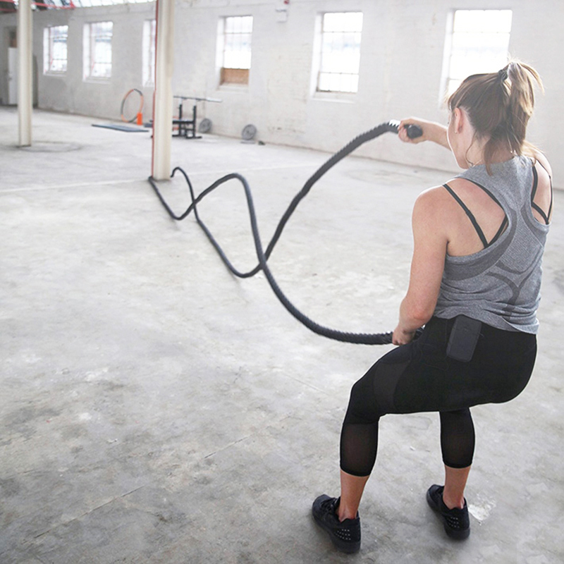 Battle Rope Heavy - 9M/12M/15M Fitness Battle Rope Crossfit Zware