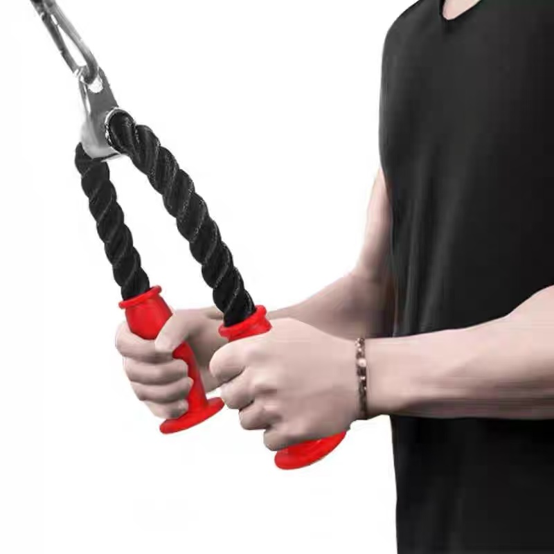 Home Gym Equipment Set - Ergonomische antislip triceps touw kabelbevestiging voor
