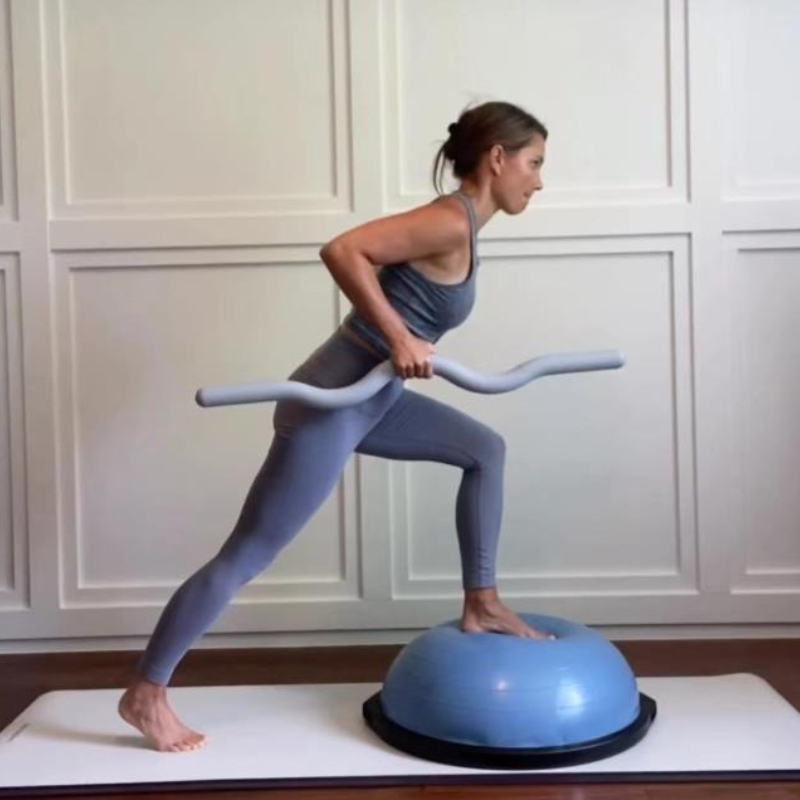 Home Gym Yoga - Gewogen Pilates Bar met siliconen hoes,