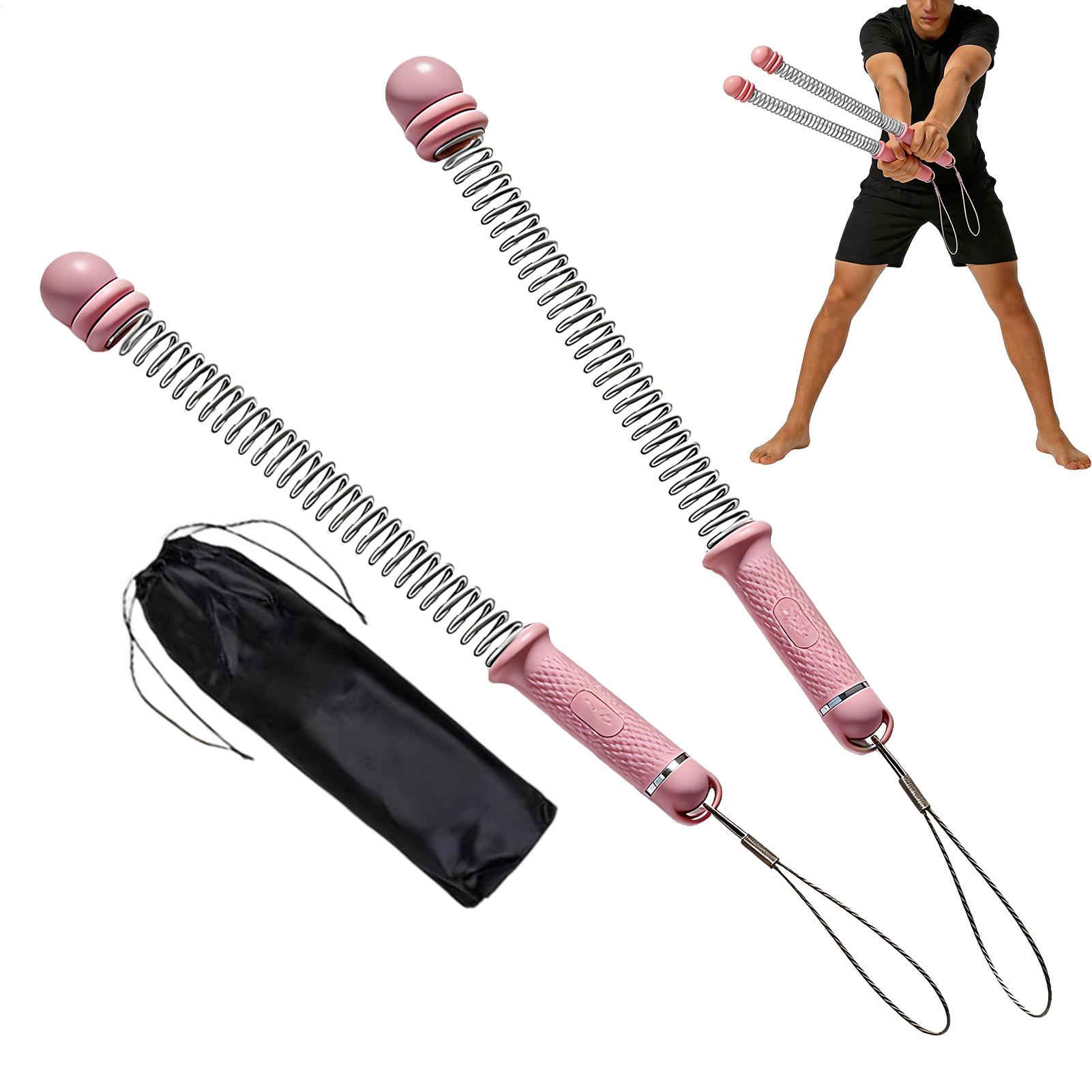 Battle Rope Heavy - Draagbare Battle Ropes met verstelbare gewichtsringen,