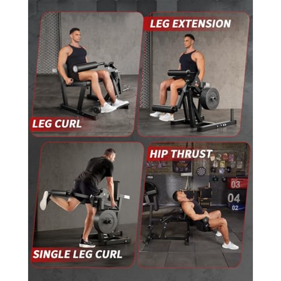 Homegym beenextensie- en curlm - Leg Home Gym Workout recensie en prijs