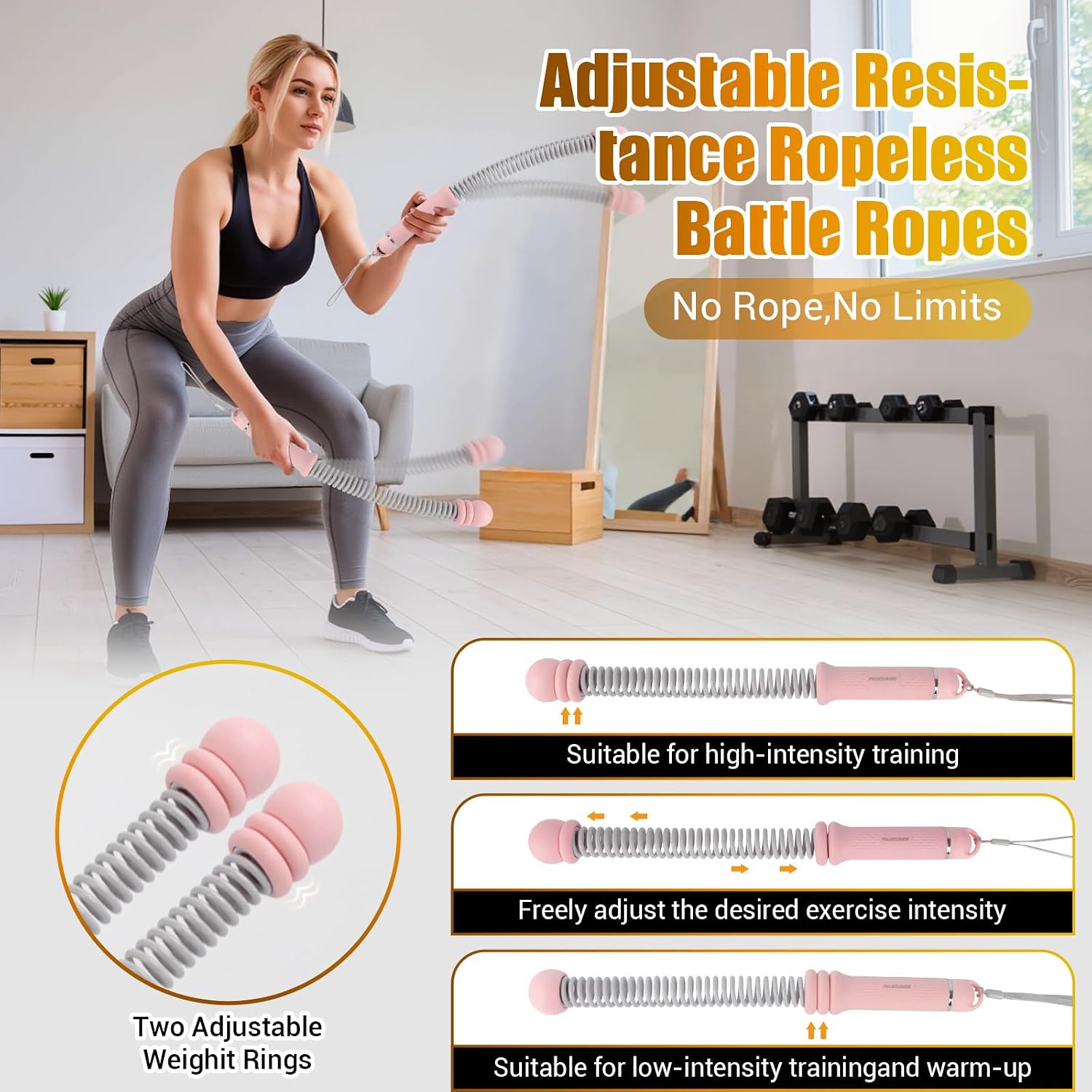 Draagbare touwloze battle rope - Home Gym Portable recensie en prijs